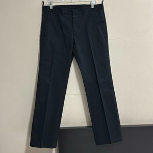 Prada Classic Fit Men EU 48 US W34” Navy Blue Cotton Straight Leg Chino Pants